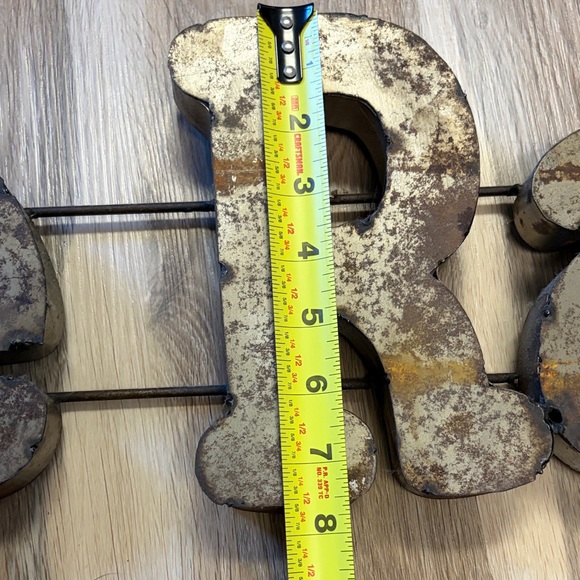 Rustic Metal 'The Ranch' Wall Decor - Picture 5 of 16